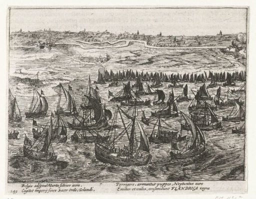 The fleet landing at Philippine (left sheet), 1600