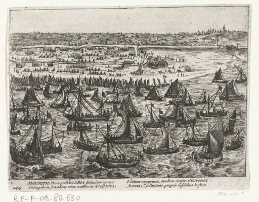 The fleet landing at Philippine (right sheet), 1600