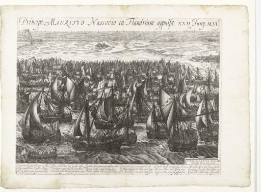 The fleet landing at Philippine (right sheet), 1600