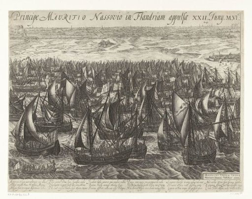 The fleet landing at Philippine (right sheet), 1600