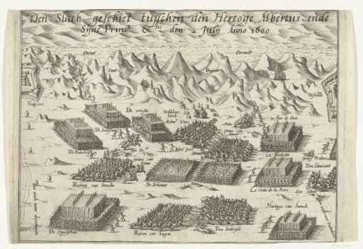 The Battle of Nieuwpoort, 1600