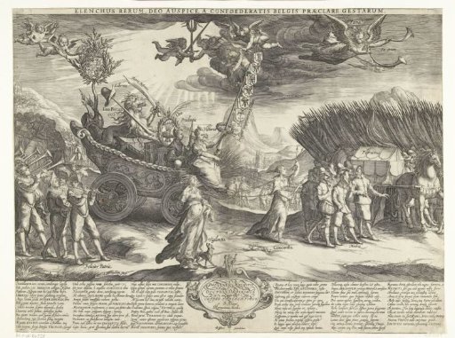 Allegory on the victory over Spain during the Battle of Nieuwpoort, 1600