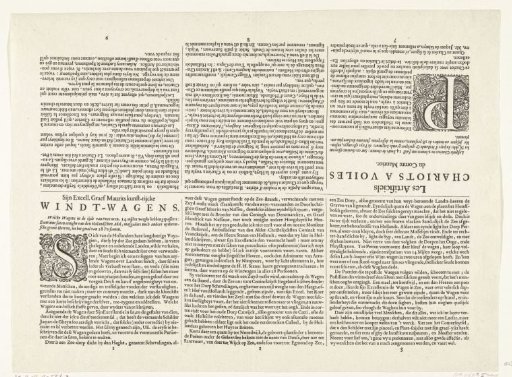 Explanation of the operation of the sail-wagon of Simon Stevin, 1602