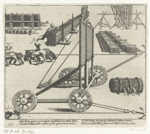 Siege of Ostend: engines used by Spinola during the siege, 1601-1604