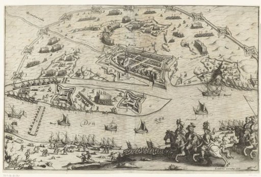 The last siege of Rheinberg by Maurice, 1601