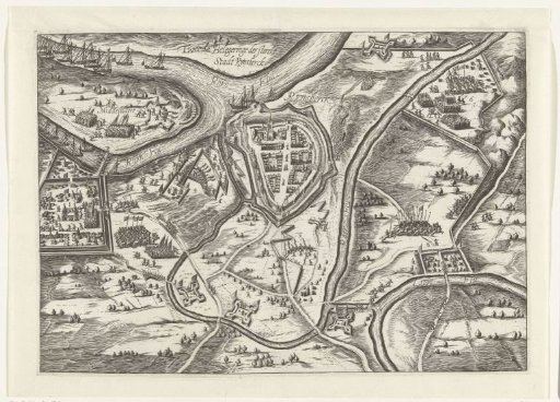 Siege and capture of Rheinberg by Maurice, 1601