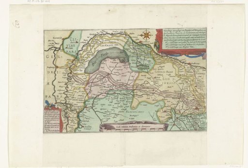 Map of Maurice's campaign through Brabant, 1602