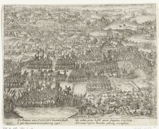 The campaign through Brabant: the States' army before Tienen (left half), 1602