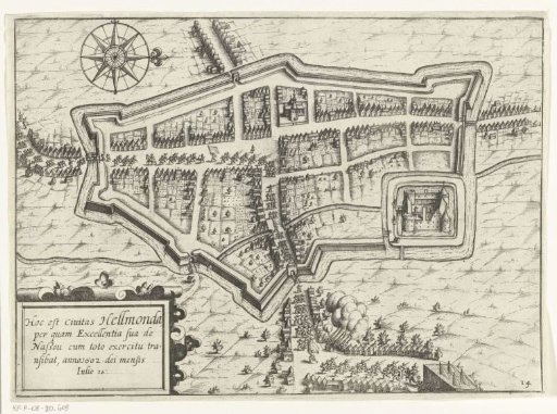 Army of Maurice marching through Helmond, 1602