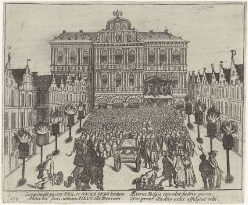 Proclamation of the Twelve Years' Truce in Antwerp, 1609