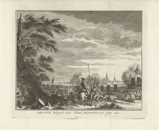 Siege of Grave by Maurice, 1602