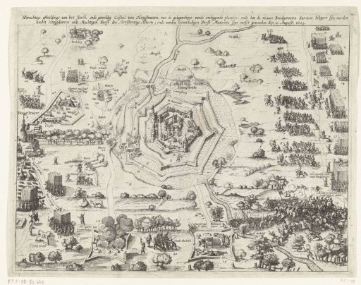 Maurice relieves the mutinous Spanish soldiers in the castle of Hoogstraten, 1603