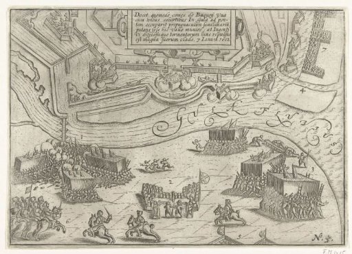 Siege of Ostend: assault by Bucquoy on 7 January 1602