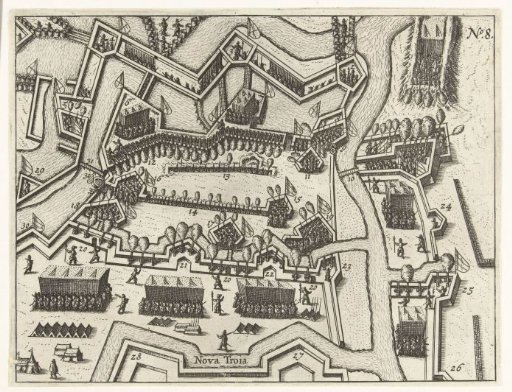 Siege of Ostend: the cut-offs and the New Troy, 1604