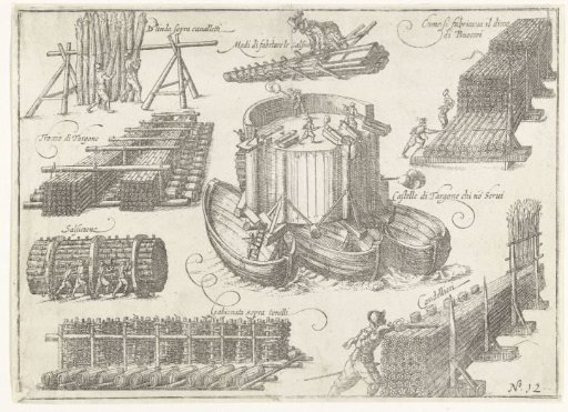 Siege of Ostend: siege and assault engines of Targone, 1603-1604