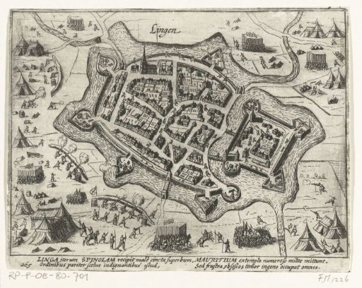 Lingen taken by Spinola, 1605