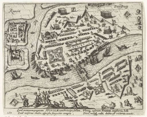Camp of Spinola before Ruhrort, 1605