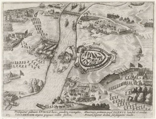 Siege of Rheinberg by Spinola, 1606