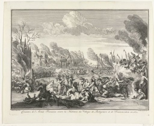 French Atrocities in Bodegraven and Zwammerdam in 1672