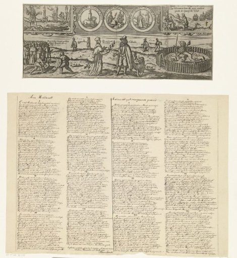 Allegory on the deceptive peace proposals in 1598