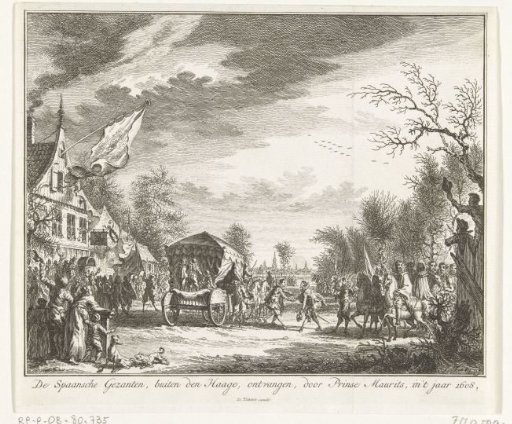 Arrival of the Spanish envoys at Rijswijk, February 1608
