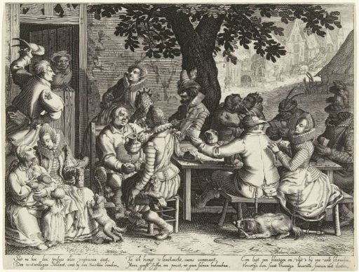 Thanks to the Truce, farmers and soldiers live peacefully together, 1609