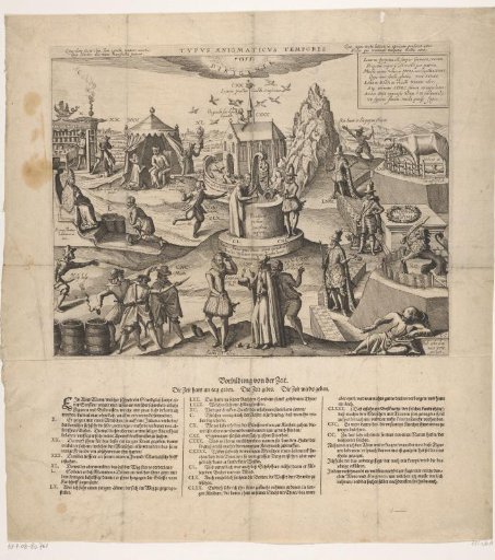 Satirical print on the attempts of Count Palatine Wolfgang William and Leopold to gain control of Guelders, 1610