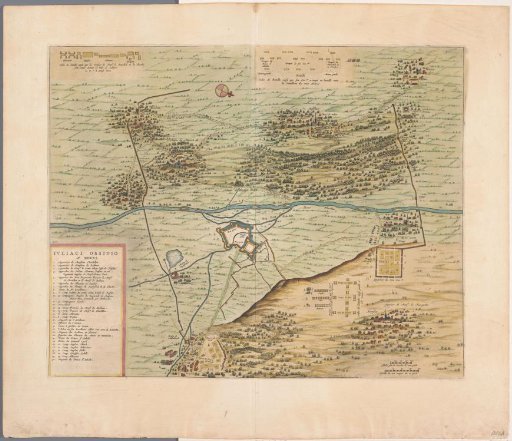 Map of the Siege of Jülich, 1610