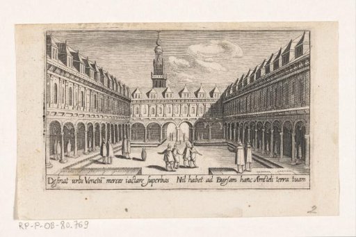 The Exchange in Amsterdam, ca. 1610