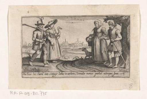 Peasants Going to Market, ca. 1610
