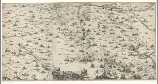 Map of the Battle in the Duchy of Jülich, 1614
