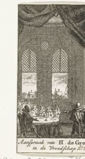 Hugo Grotius Pleads for Tolerance in the Amsterdam City Council, 1616