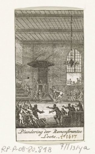 Plundering of a Remonstrant Church in Amsterdam, 1617