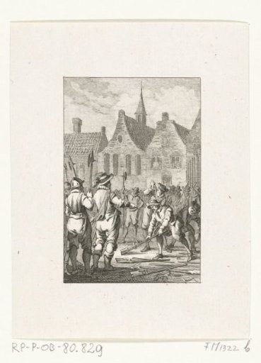 The disbanding of the waardgelders in Utrecht, 1618