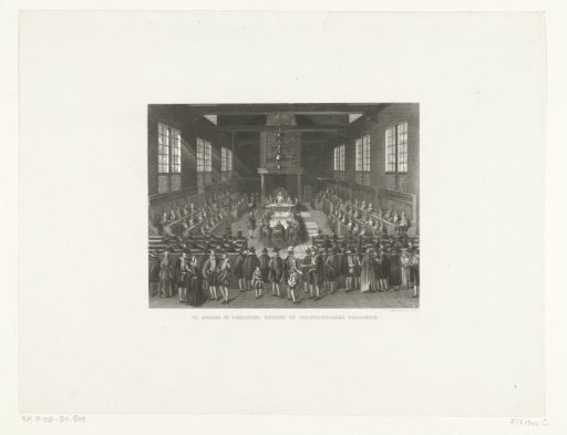 The opening of the Synod of Dordrecht, 1618
