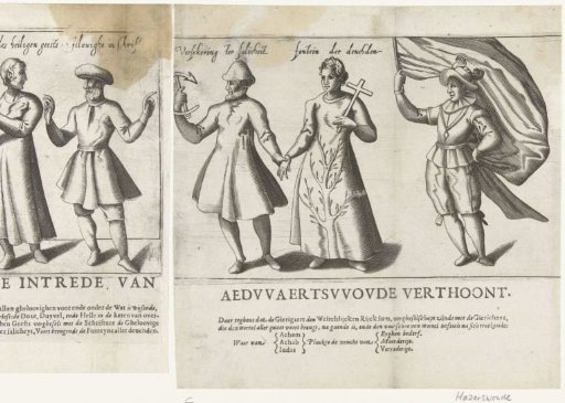 Procession by the rhetoricians' chamber De Haselieren of Hazerswoude Dorp (third part), 1607
