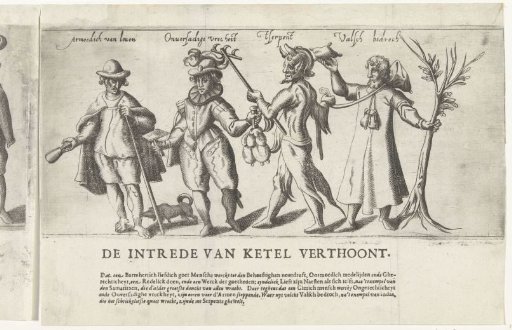 Procession by the Rhetoricians' Chamber De Sonnebloem from Kethel (third part), 1607