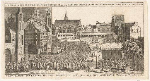The beheading of Johan van Oldenbarnevelt, 1619