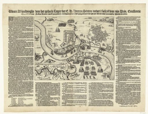 The States Army under Maurice Encamped at Wesel, 1620