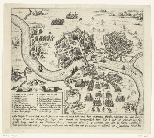 The States Army under Maurice Encamped at Wesel, 1620