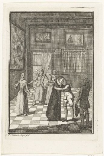 Hugo Grotius is received in Antwerp by Grevinkhoven, 1621