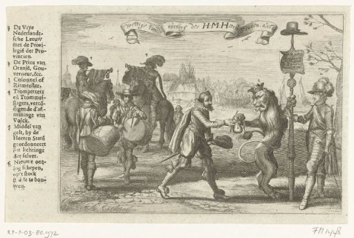 Allegory on the end of the Twelve Years' Truce, 1621