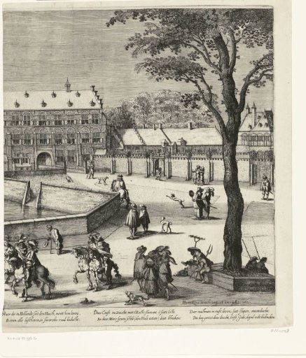 View of the Binnenhof and the Hofvijver, 1621 (right sheet)