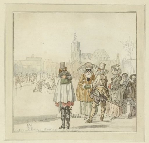 The Winter King on the ice, 1621