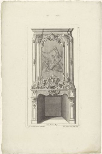 Chimneypiece with a pastoral scene