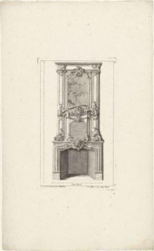 Chimneypiece with a representation of Boreas abducting Oreithyia