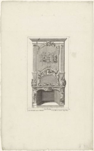 Design for a Fireplace with a Scene of a Sacrifice