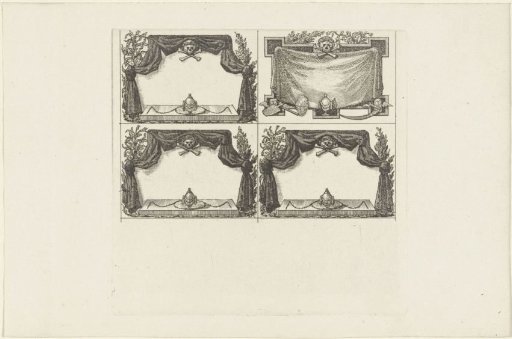 Designs for funeral announcements