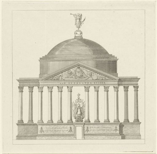 Arch of Triumph for the Town Hall on the Dam in Amsterdam, 1816