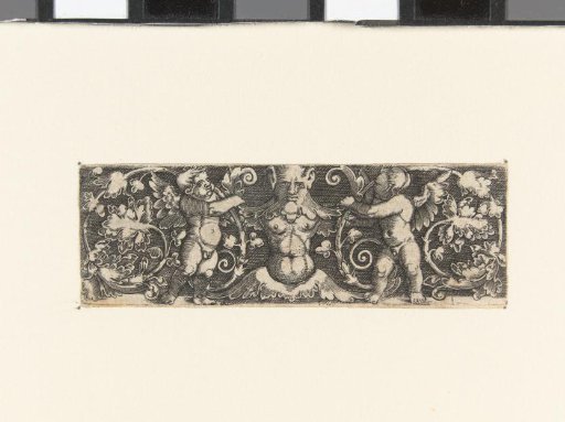 Frieze with a half-length satyr